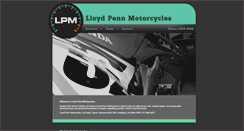 Desktop Screenshot of lloydpennmotorcycles.com.au
