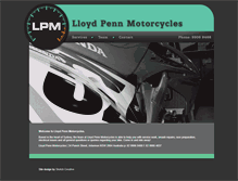 Tablet Screenshot of lloydpennmotorcycles.com.au